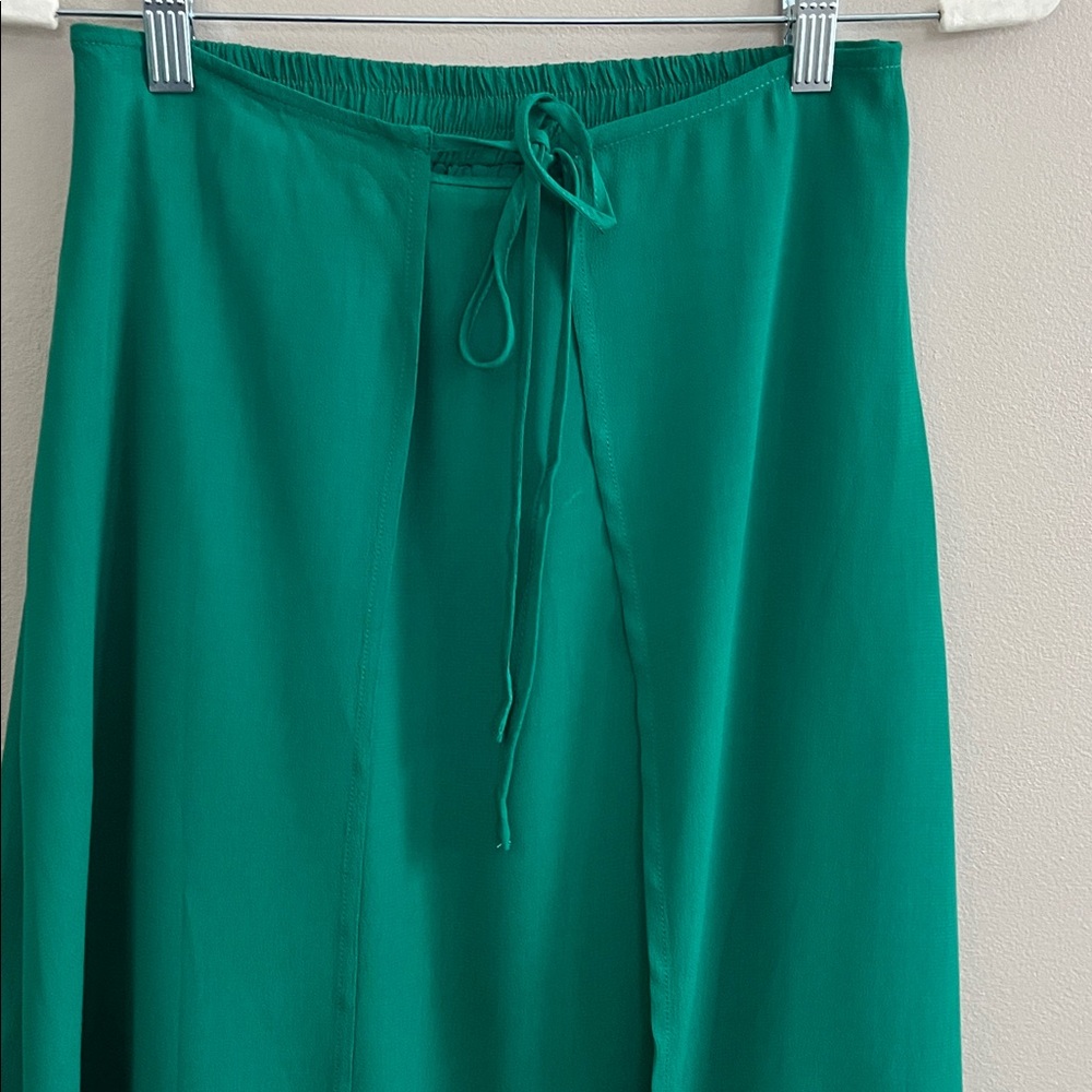 Green Drawstring Maxi Skirt - Women's - Picture 7 of 16